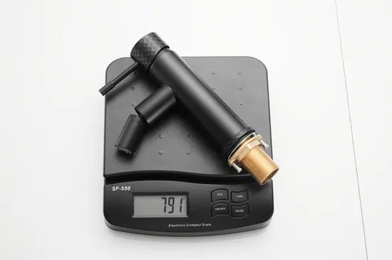 Diamond Cutting Matte Black Bathroom Bidet Faucet Mixer